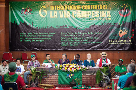 Appel de la VI Conférence de La Via Campesina – Egidio Brunetto (du 9 au 13 Juin 2013)