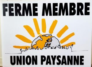 Affiche Ferme Membre Union paysanne