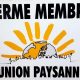 Affiches Ferme Membre Union paysanne!